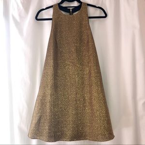 NWT Gold Alice + Olivia dress